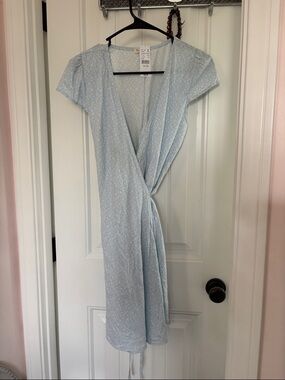 knee length dresses for ladies Robbie Floral Midi Dress in Blue main image 1